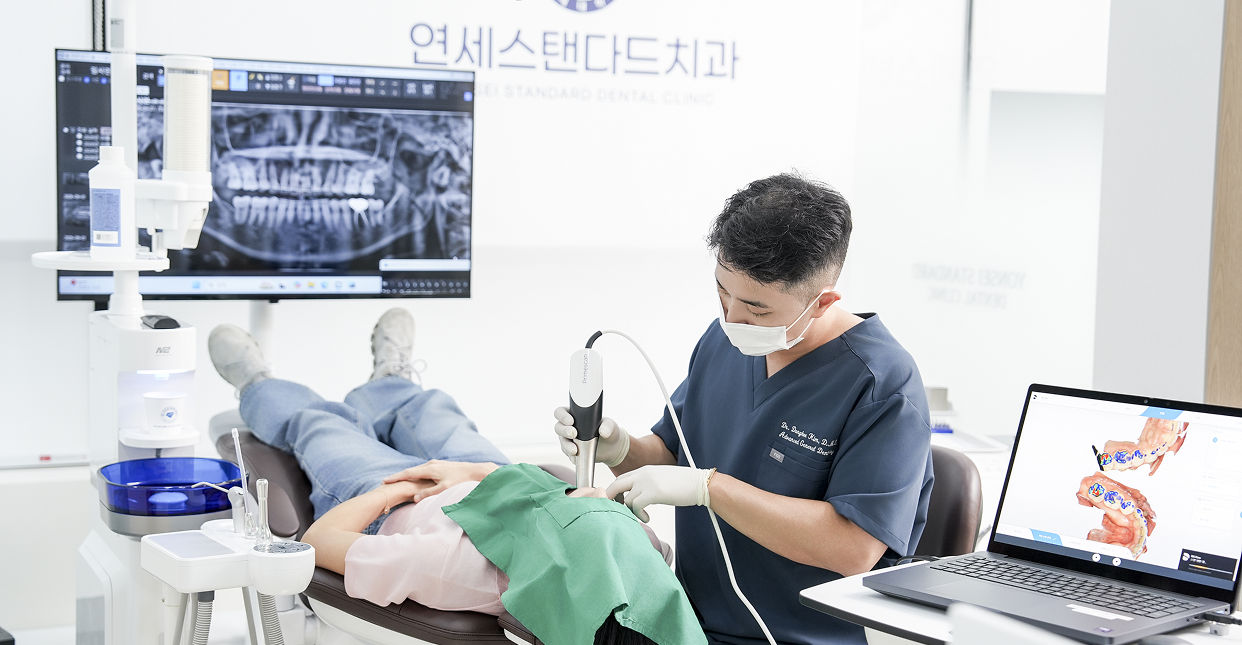 치료하는 모습